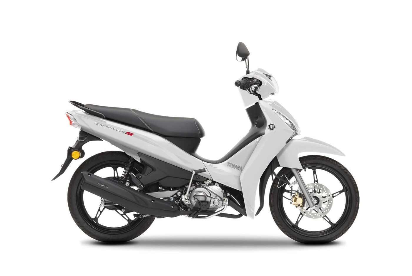 Yamaha Crypton S 115 σε λευκό χρώμα — ενδεικτική φωτογραφία μοντέλου