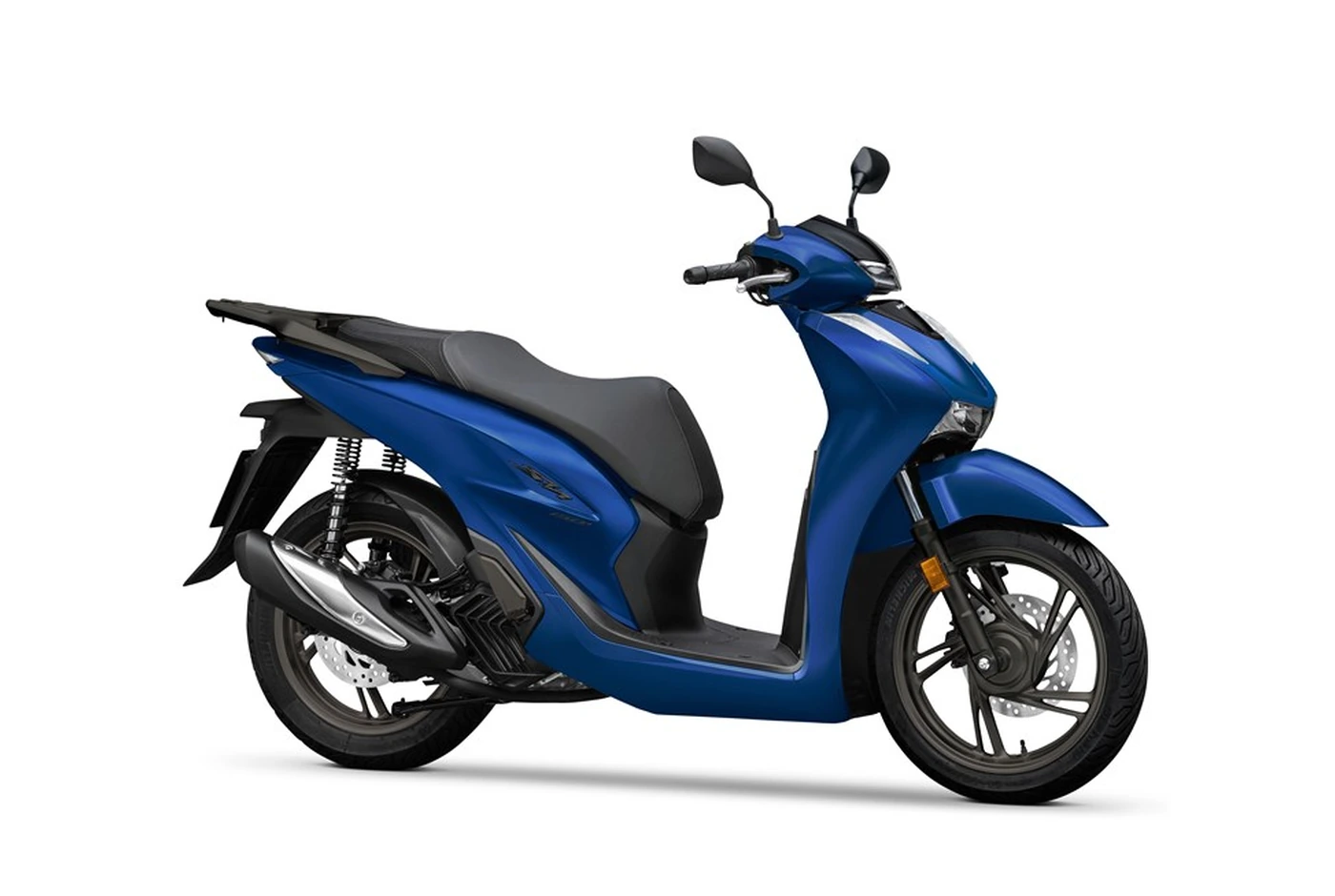 Honda SH150i σε μπλε ματ χρώμα — ενδεικτική φωτογραφία μοντέλου